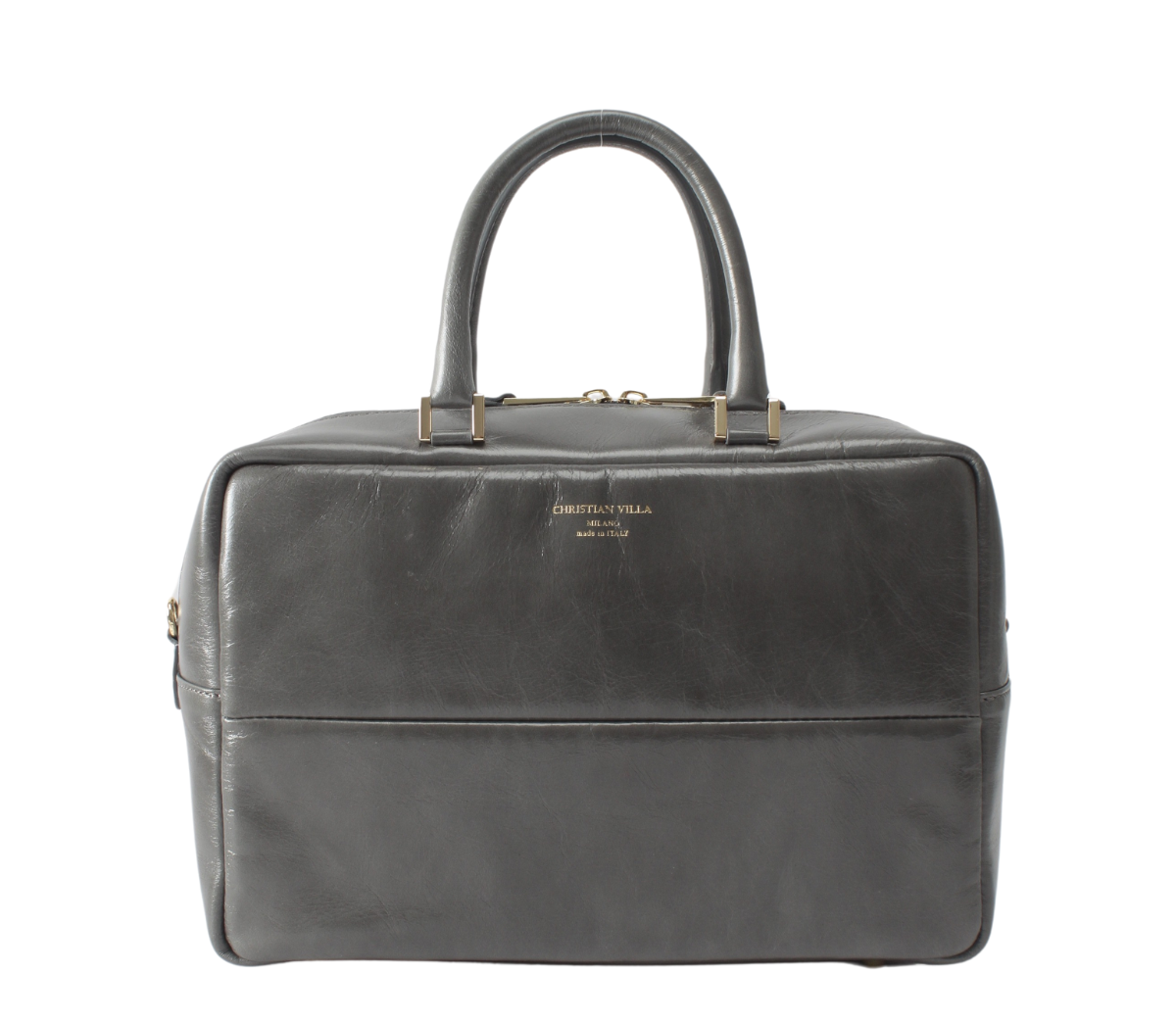 Jayla Large Graphite | Handmade Italian bag in Athene leather Jayla Large Graphite | Handmade Italian bag in Athene leather