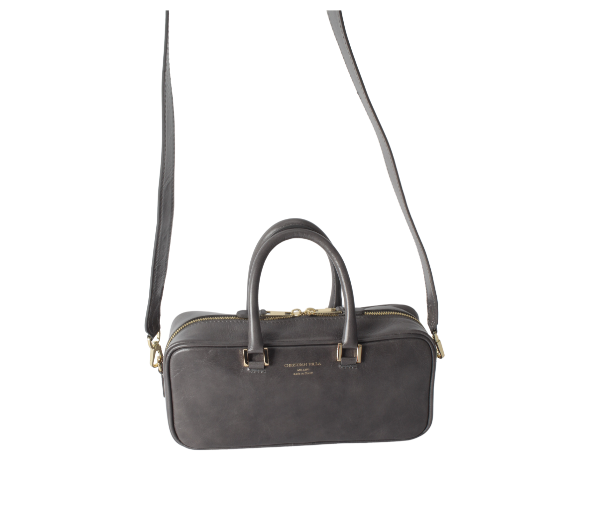 Jenny Medium Graphite – Essential elegance in Athene leather