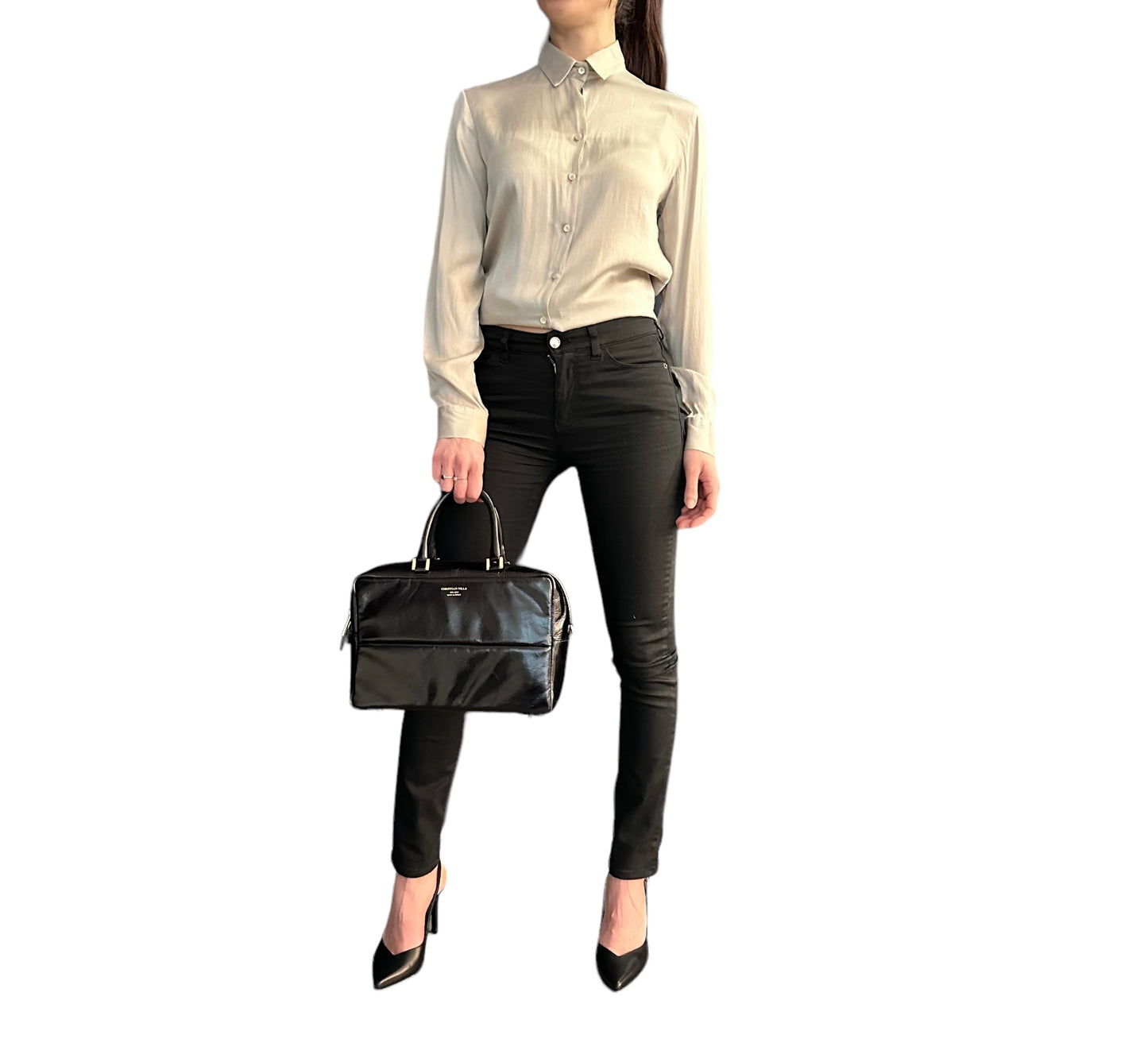 Jayla Large Black – Design geometrico e carattere contemporaneo