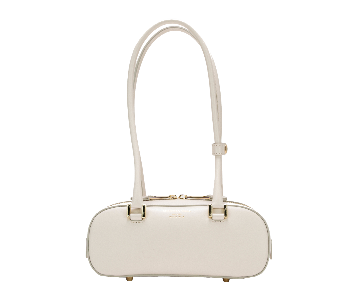 [Nuovo] Anais Small White – Borsa elegante in pelle liscia per l’uso quotidiano