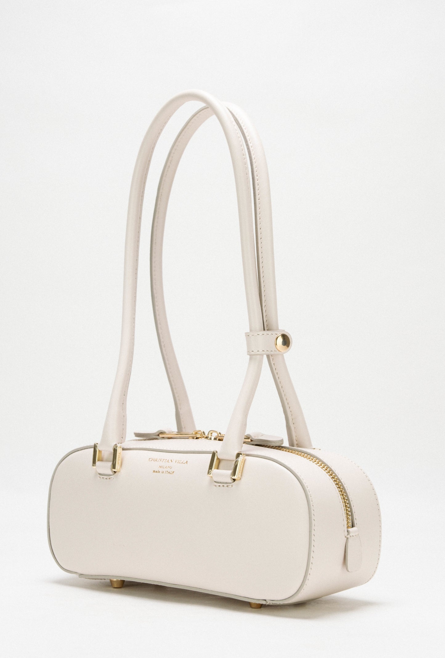 [Nuovo] Anais Small White – Borsa elegante in pelle liscia per l’uso quotidiano