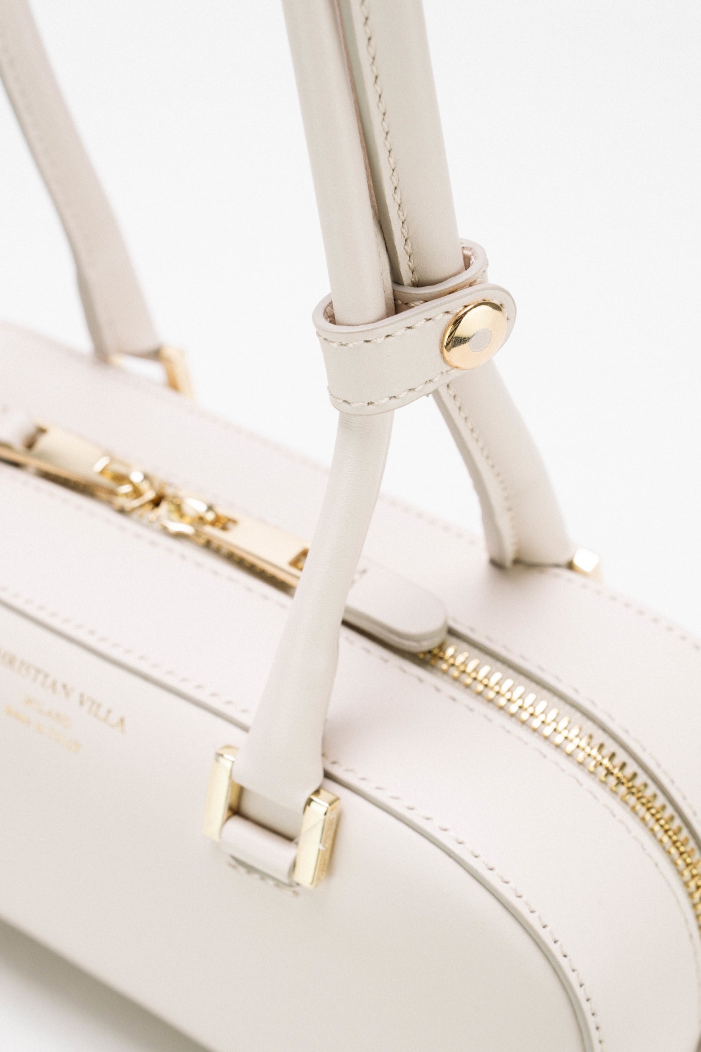 [Nuovo] Anais Small White – Borsa elegante in pelle liscia per l’uso quotidiano