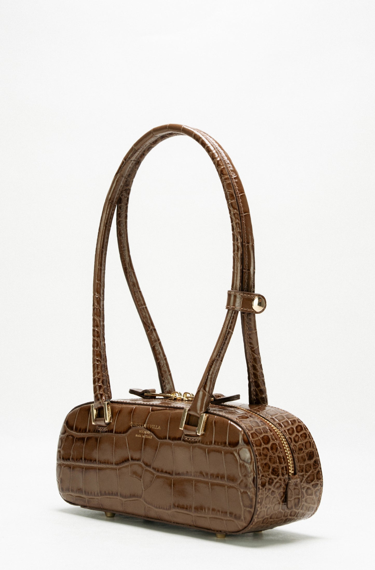 [Nuova] Anais Small Brown – Borsa elegante in pelle effetto cocco per l’uso quotidiano