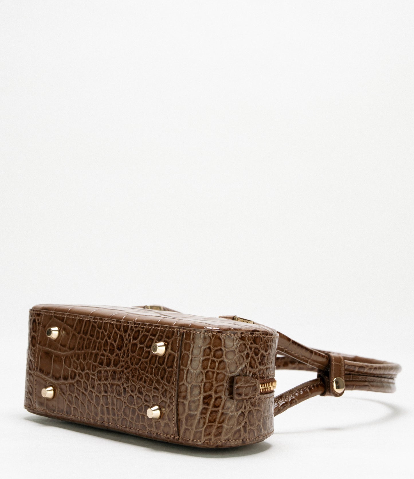 [Nuova] Anais Small Brown – Borsa elegante in pelle effetto cocco per l’uso quotidiano