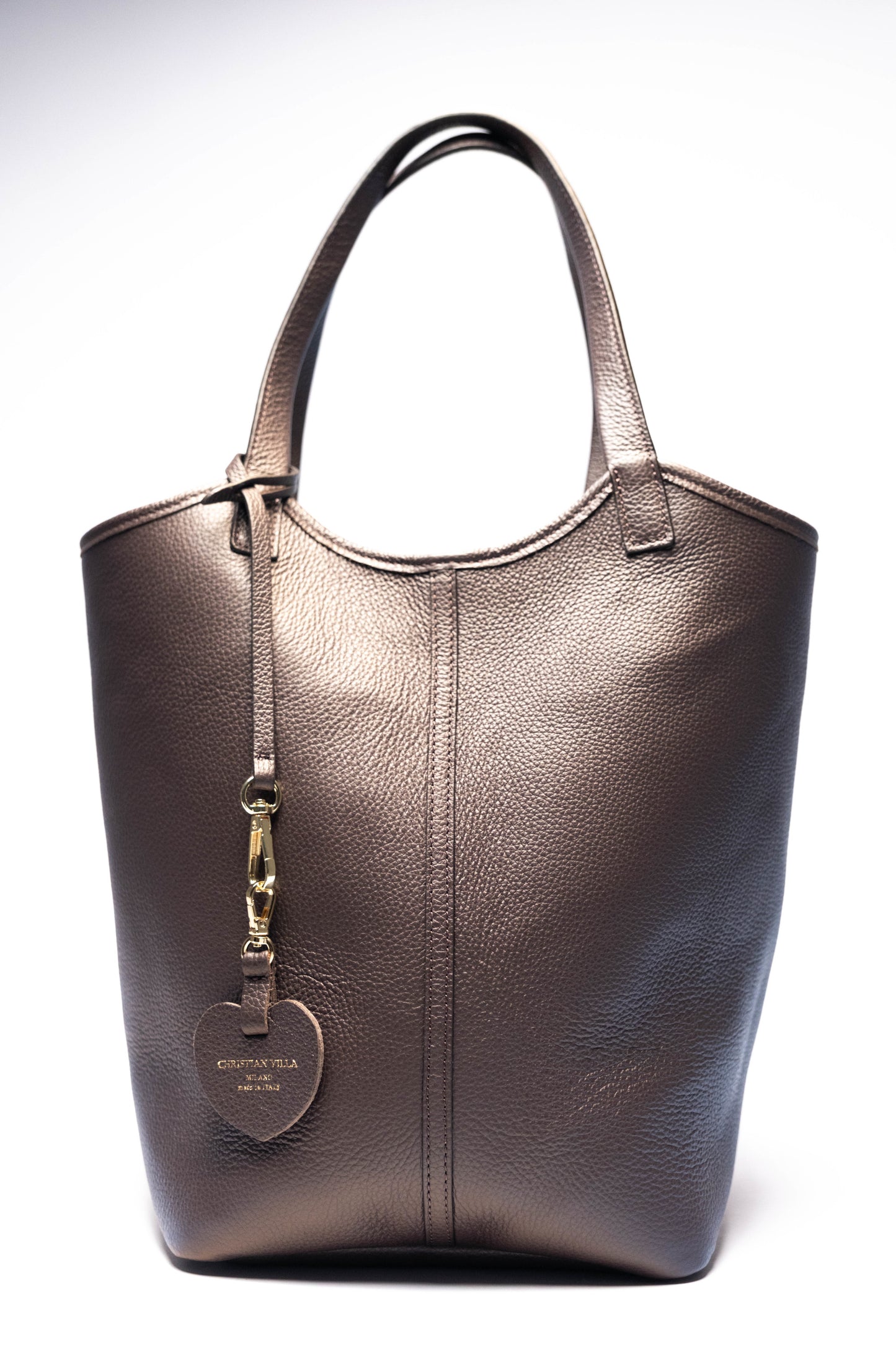[New] Sara Large Natural Canvas & Brown Leather - Reversible Tote bag
