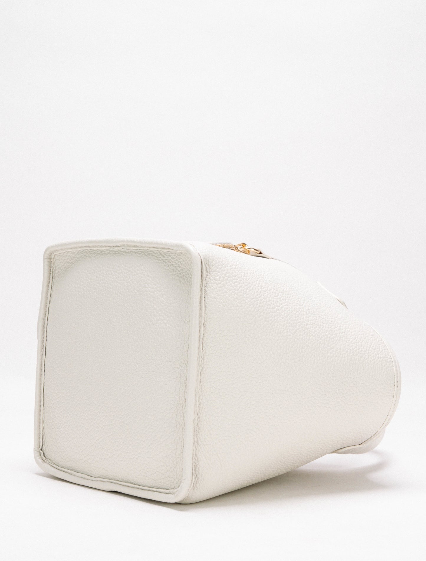 [Nuovo] Sara Small White & Natural - Borsa tote reversibile