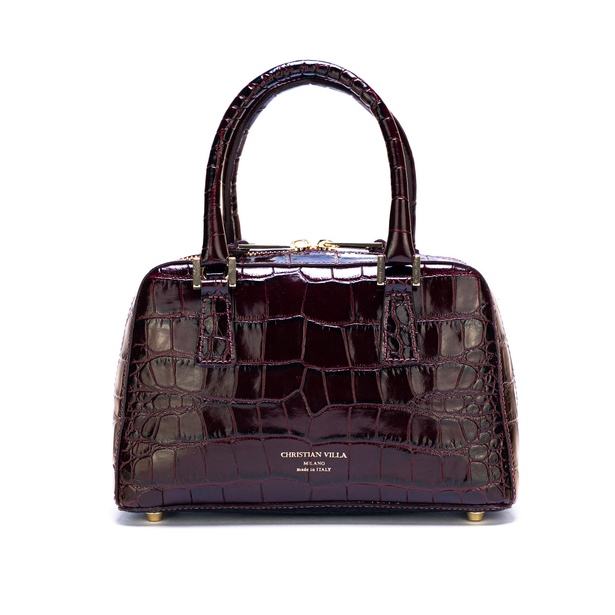 [New] CASSIE SMALL Hand bag - Burgundy