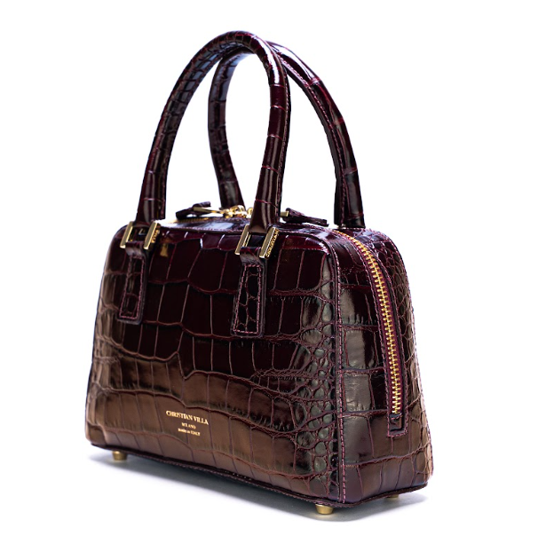 [New] CASSIE SMALL Hand bag - Burgundy