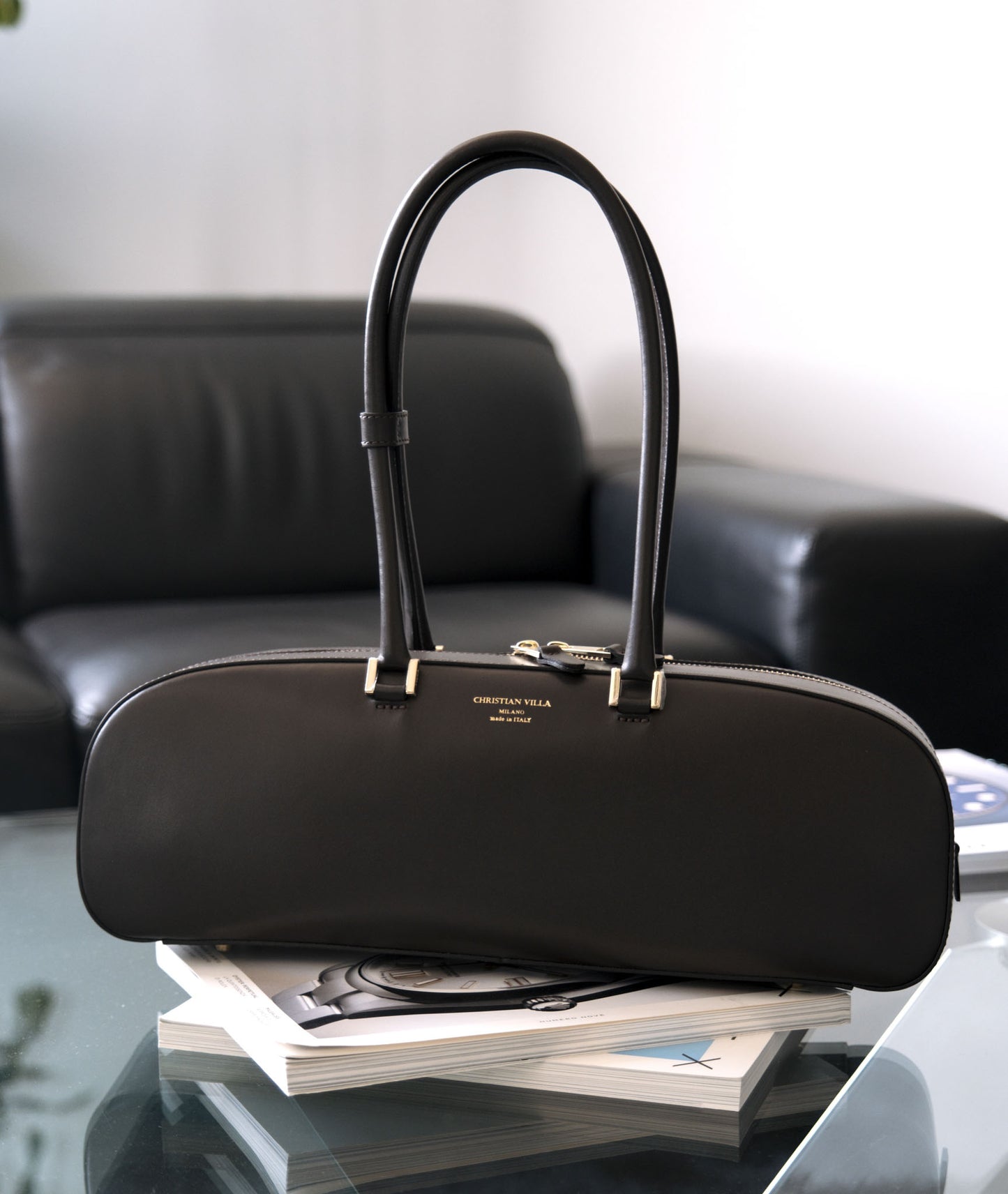 Borsa a tracolla Anais Extra Large in pelle marrone Hero – Elegante e spaziosa