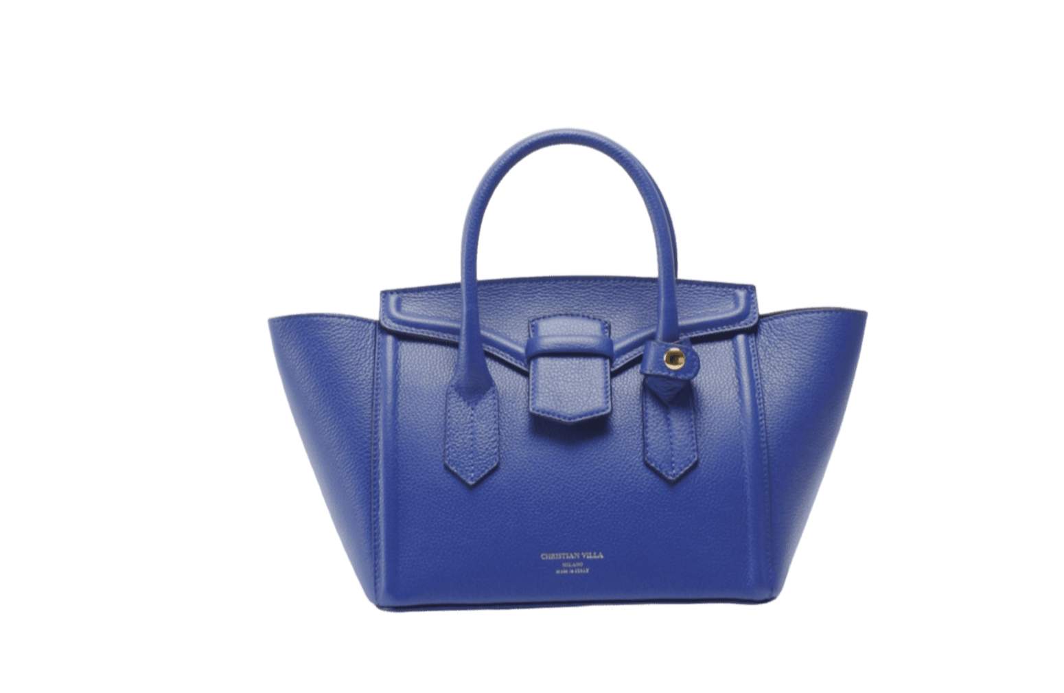 Serena Trapeze Bag Blu Front