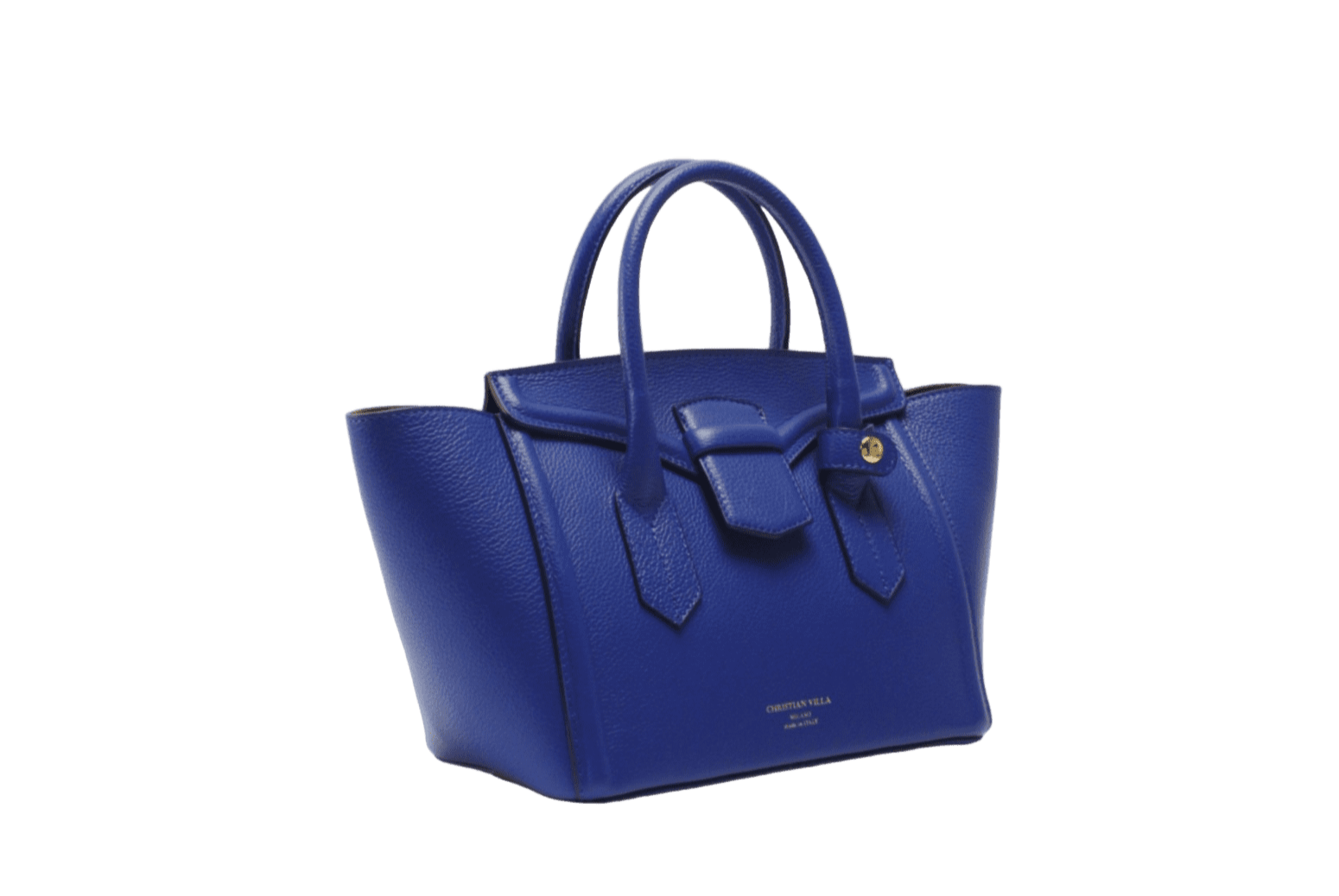 Serena Trapeze Bag Blu Side