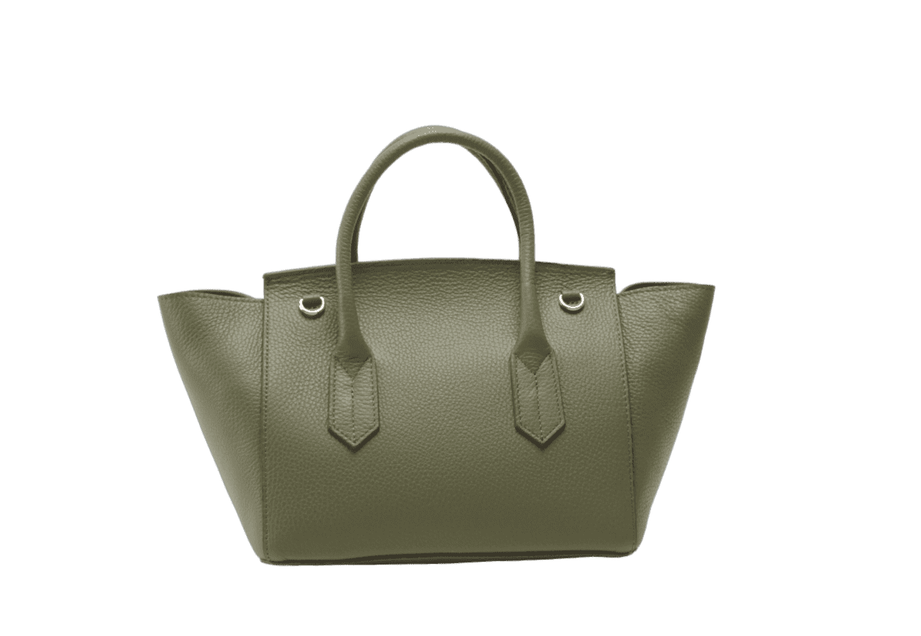 Serena Trapeze Bag Green Back.