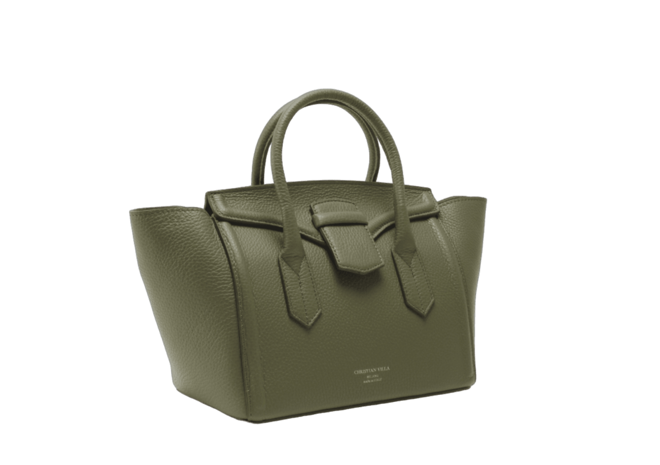 Serena Trapeze Bag Green Side