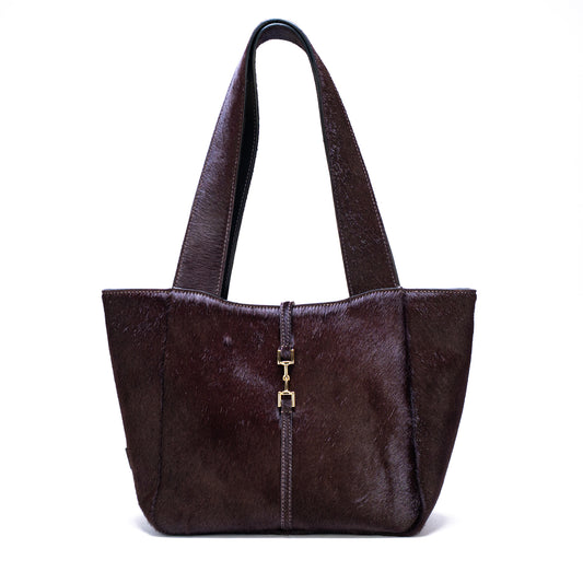 [Nuovo] CHER Borsa Tote Media – Marrone Scuro