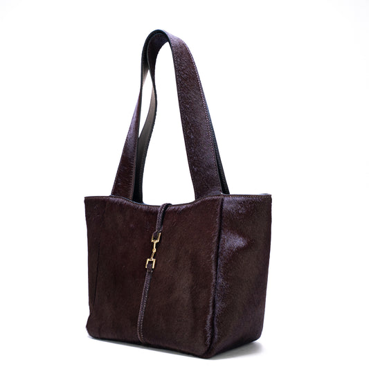 [Nuovo] CHER Borsa Tote Media – Marrone Scuro